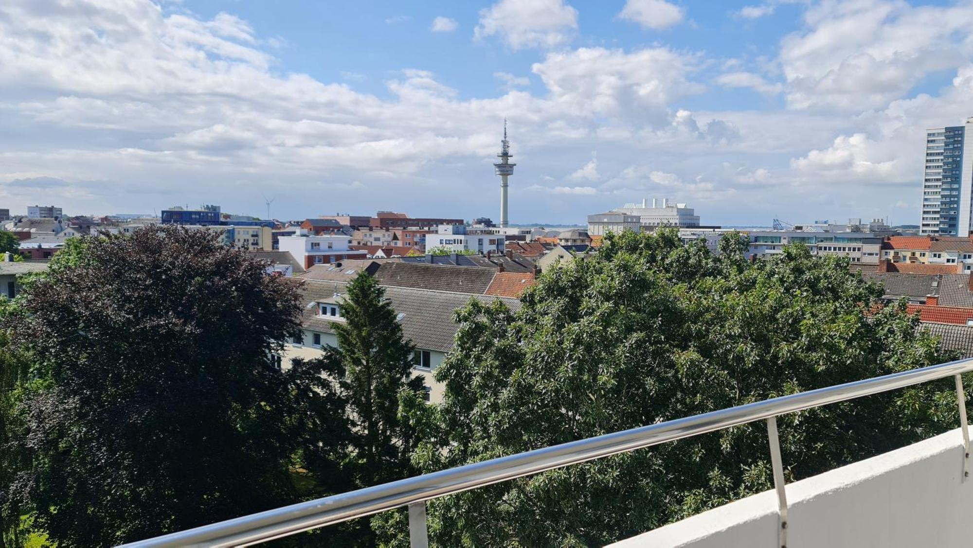 Deichliebe 1 - Traumhafter Ausblick, Eigene Garage & Kontaktloser Check-In - Komfort Pur!!! Bremerhaven Kültér fotó